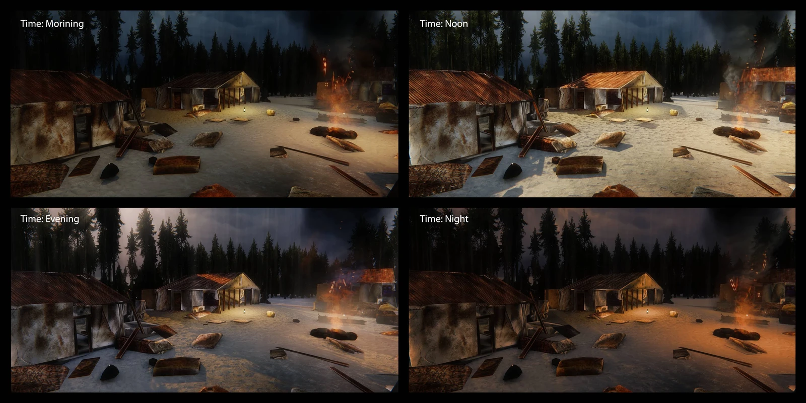 Abandoned Camp Morning Time