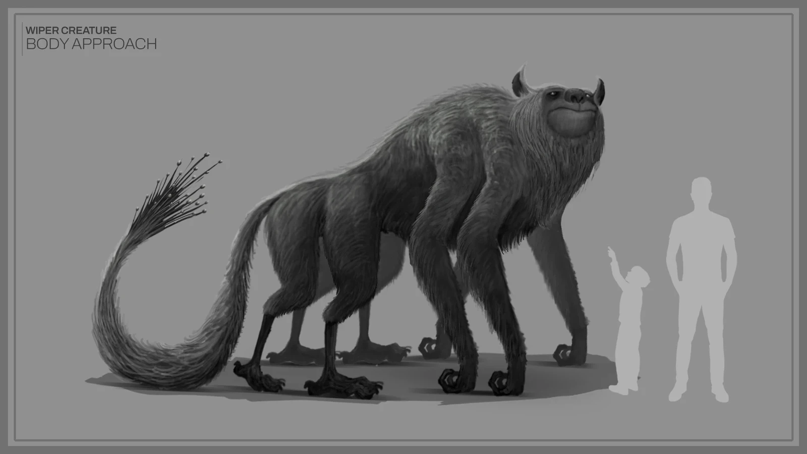 Since I wanted it to be intimidating to adults, I made it taller.