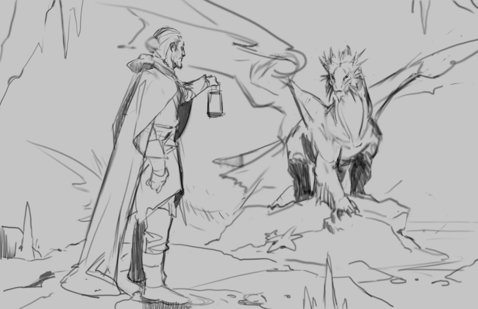 sketch B