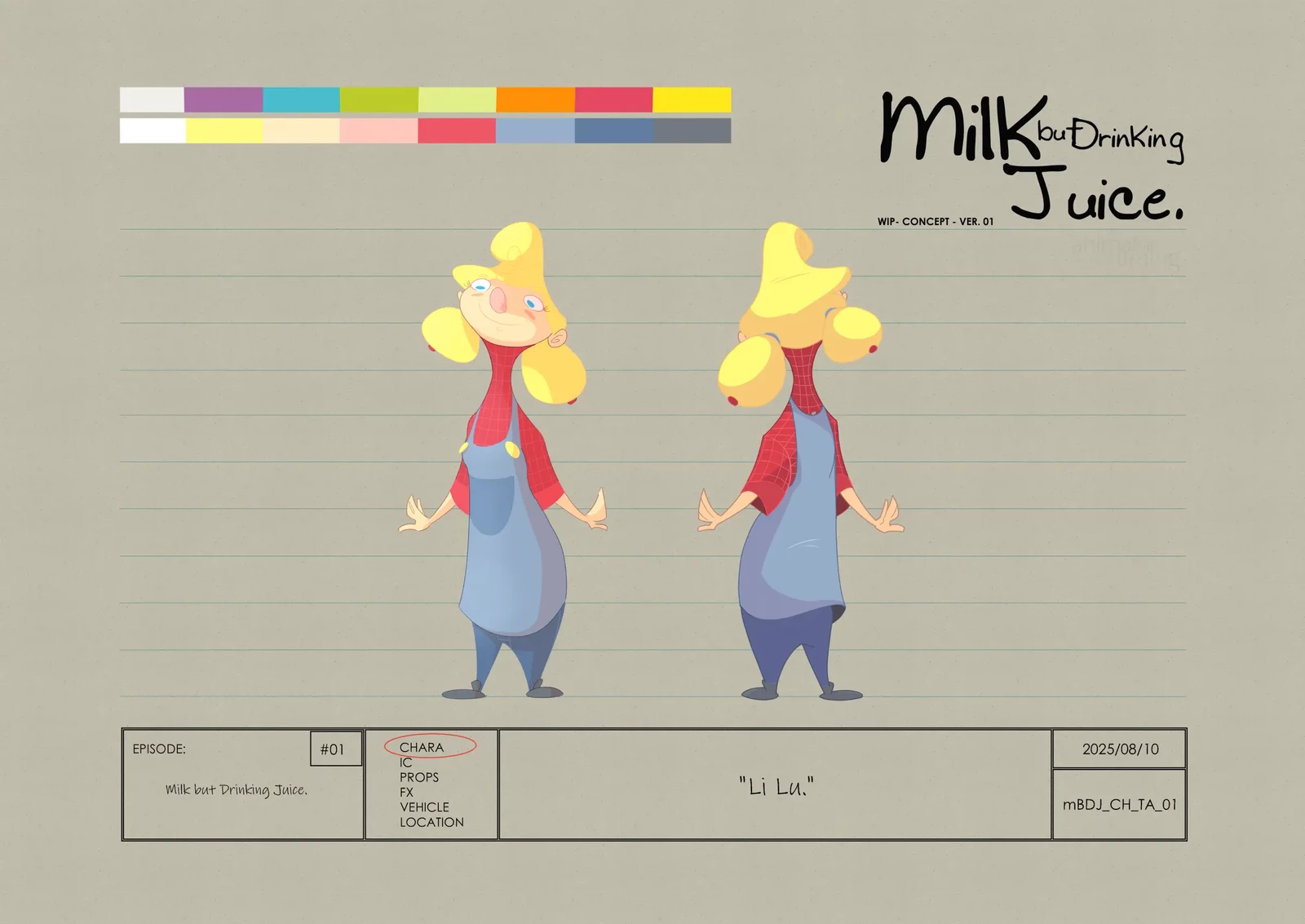 Milk But Drinking Juice.