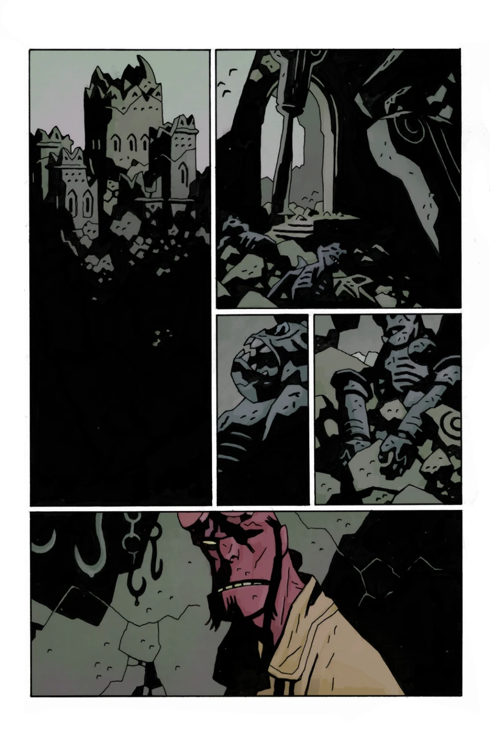 Lineart by Mike Mignola
Colours by Matt James