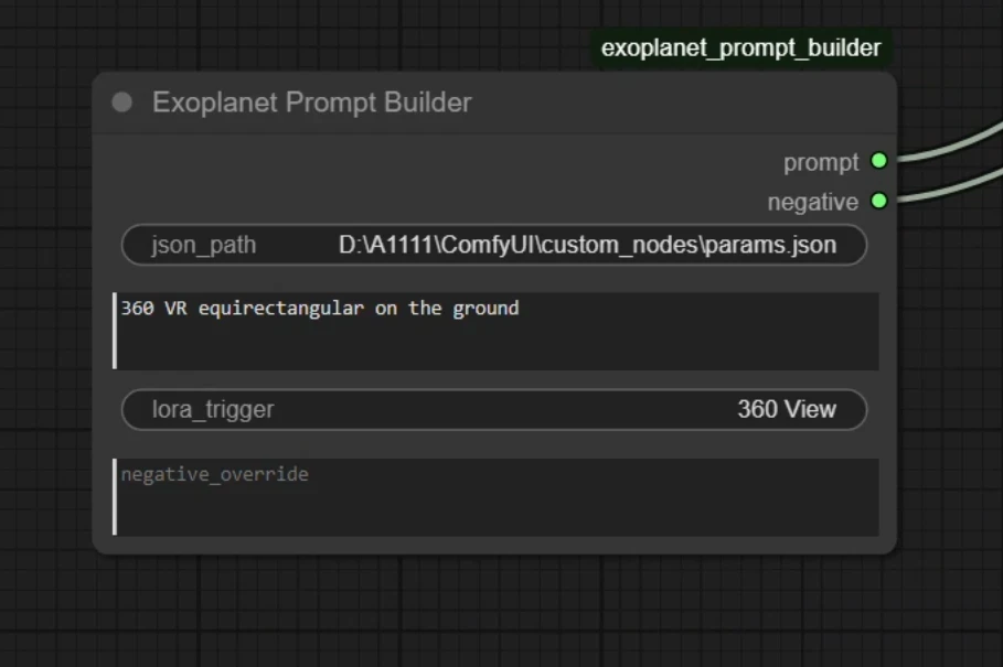 Planets data set (ComfyUI)
Custom ComfyUI Node to get real data
Exoplanet Prompt Builder