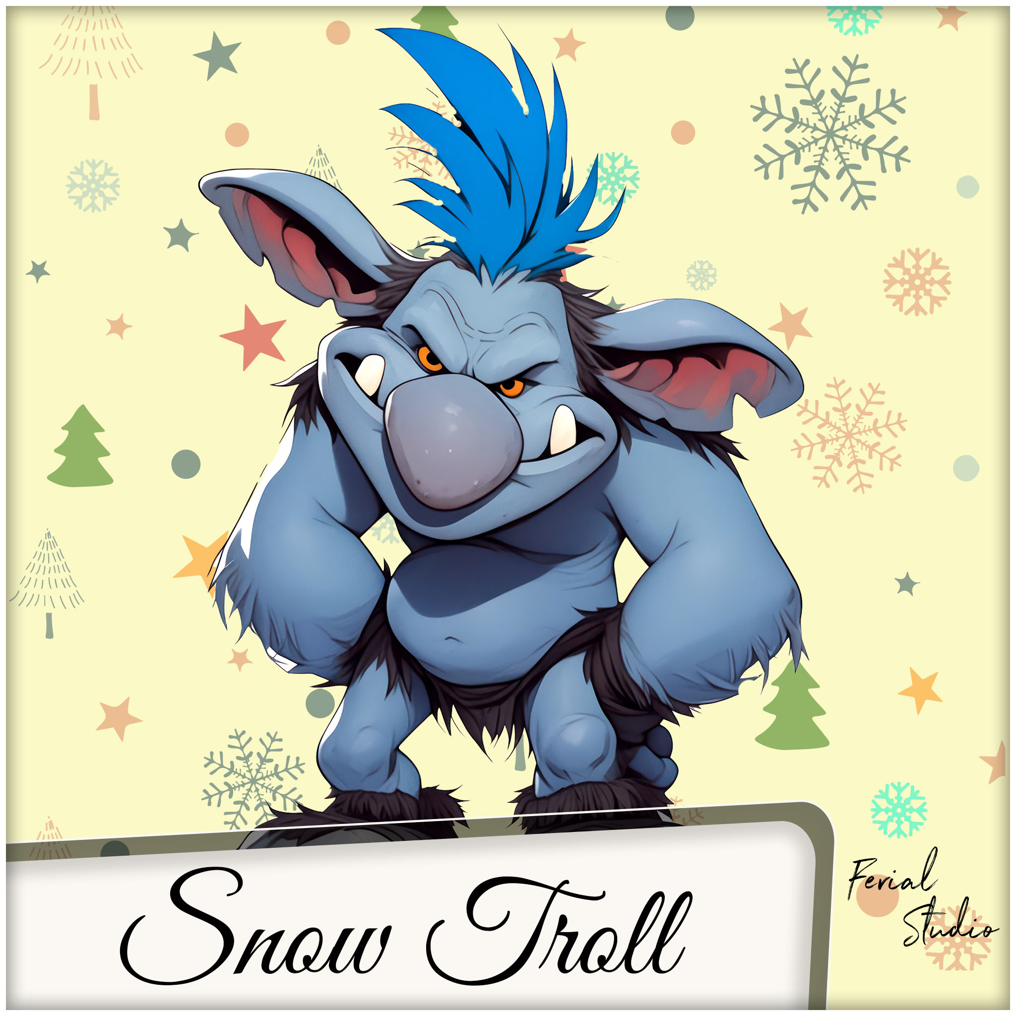 240 Snow Troll - Cartoon Character Reference Image Pack v.406 |4K|
https://www.artstation.com/a/52146419