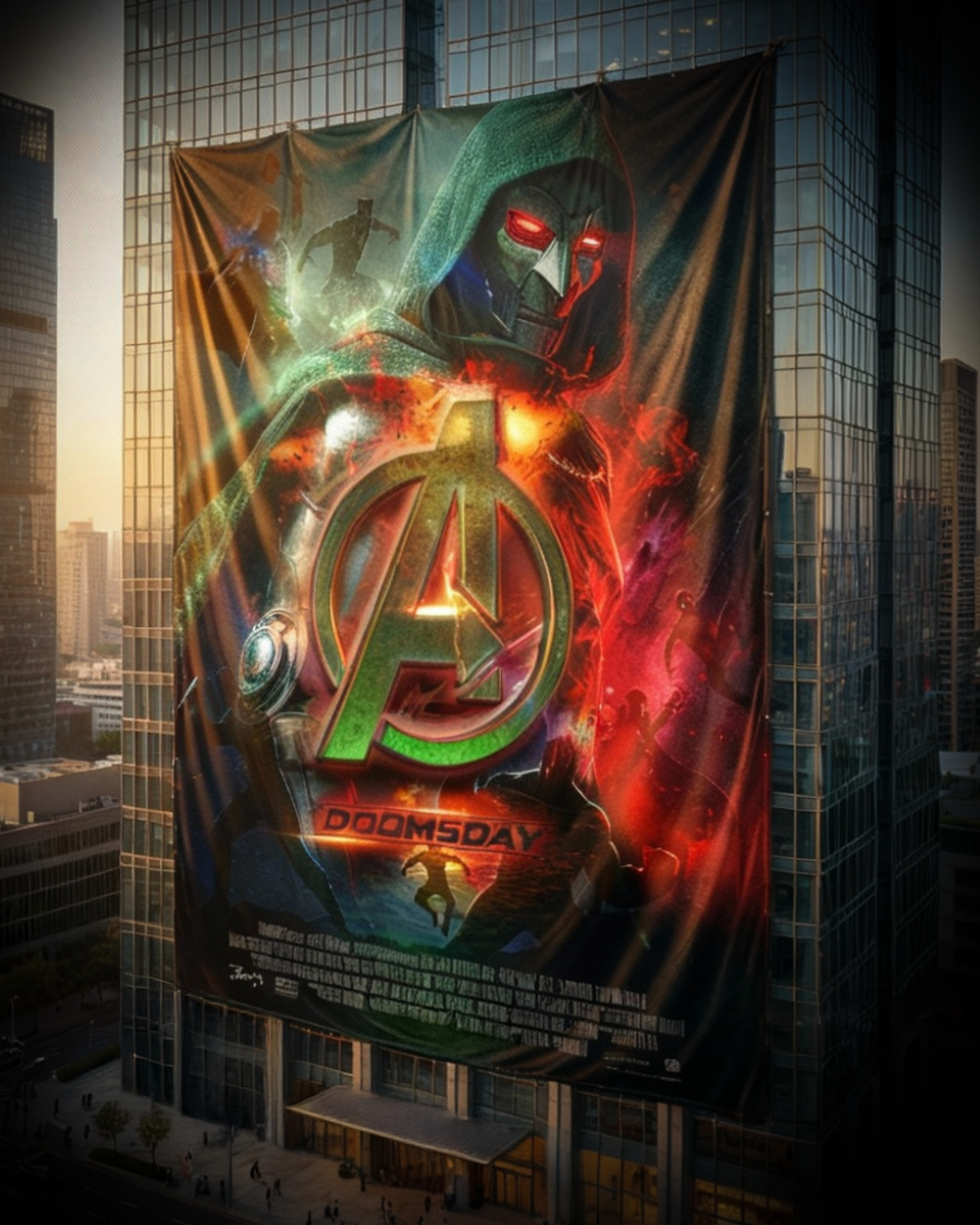 Large-format outdoor application exploring scale, visibility, and impact in a real-world environment.