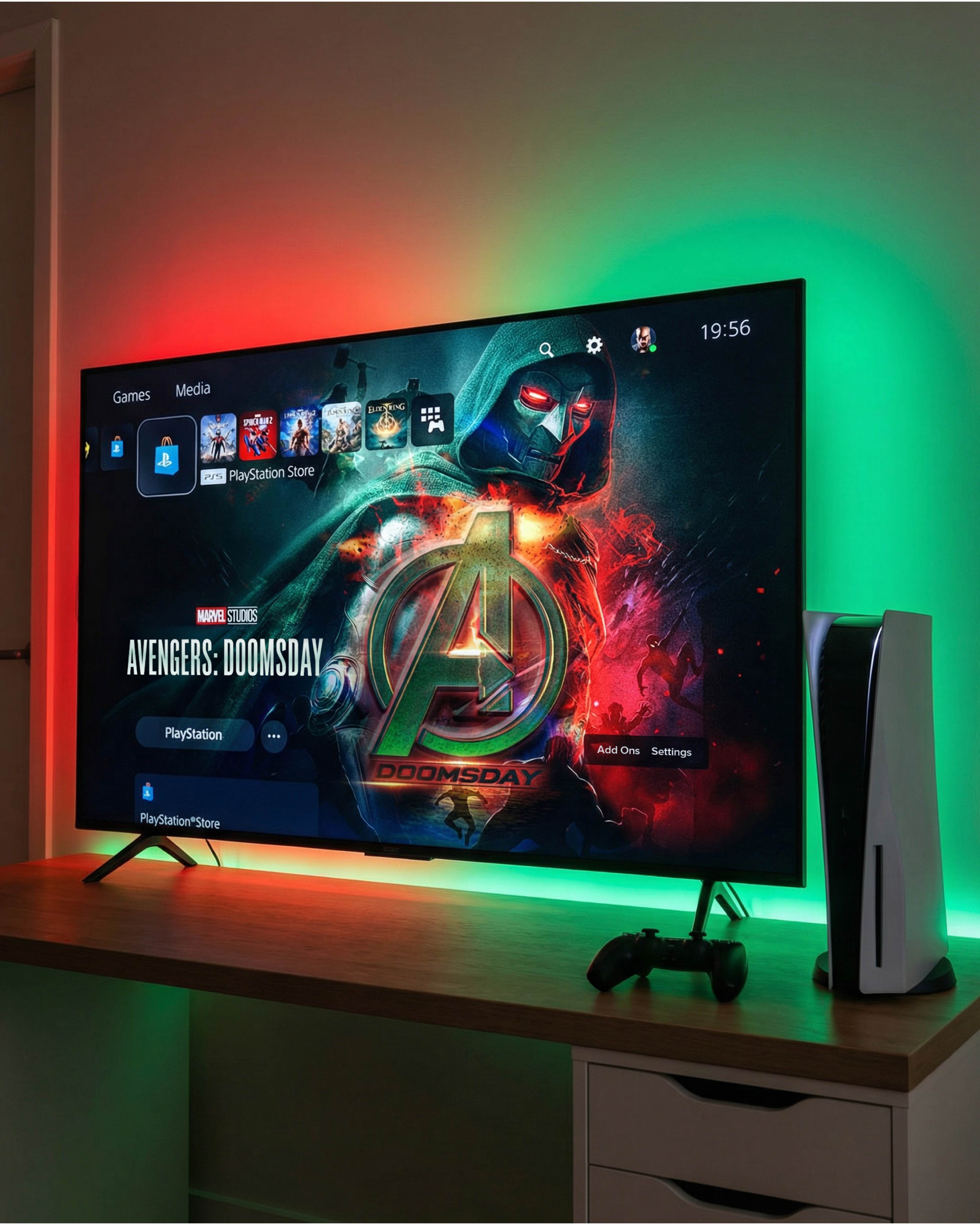 Streaming platform interface concept designed to feel cinematic even in a UI environment.