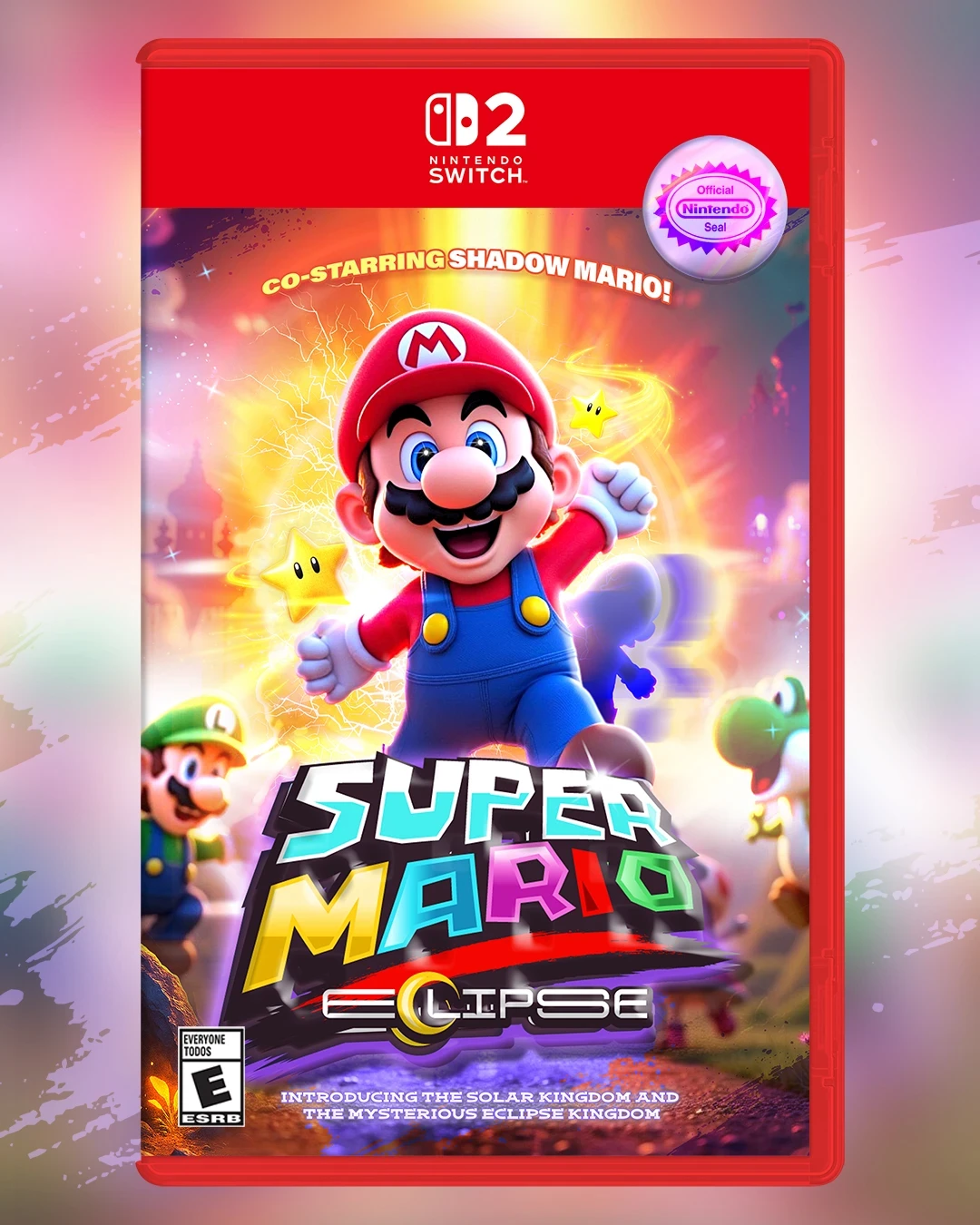 Physical game packaging concept showcasing how the artwork translates seamlessly to retail and home entertainment formats.