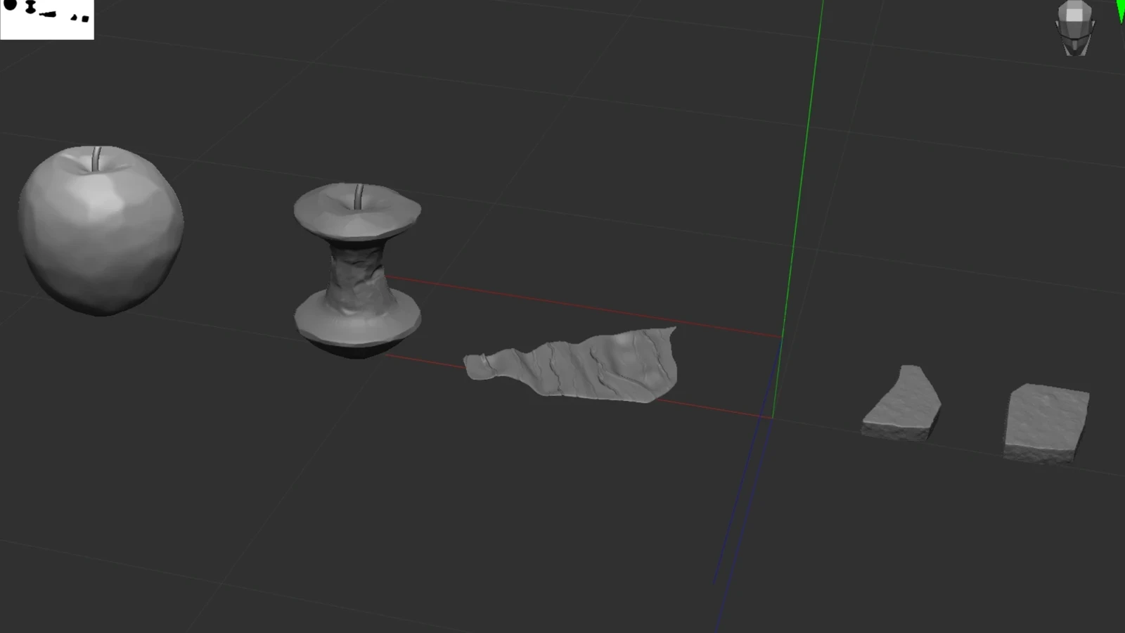 Food prop sculpting in ZBrush