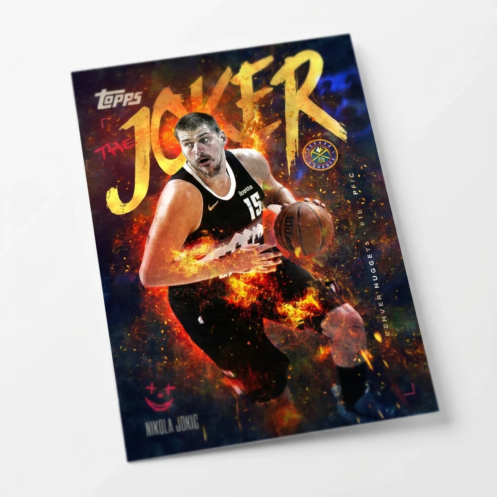 Mockup designed to convey real-world scale, tactile presence, and the physical appeal of the card as a premium collectible item.