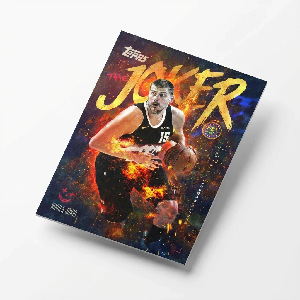 Mockup designed to convey real-world scale, tactile presence, and the physical appeal of the card as a premium collectible item.