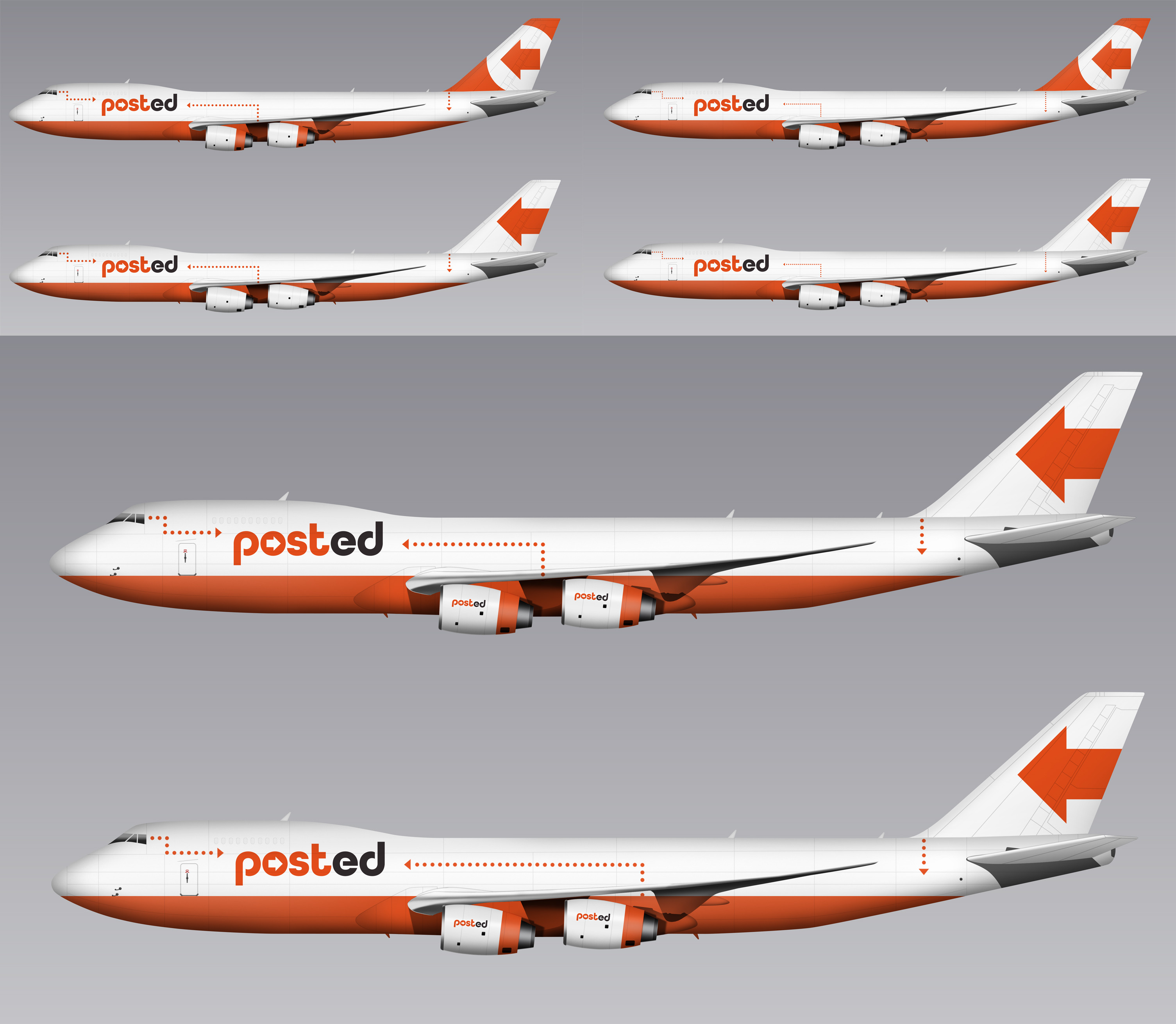Cargo airplane designs