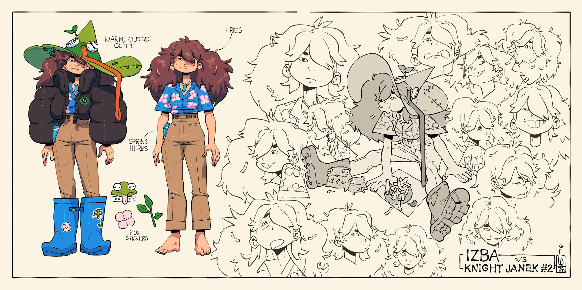 Knight Janek issue 2 character design (Izba)