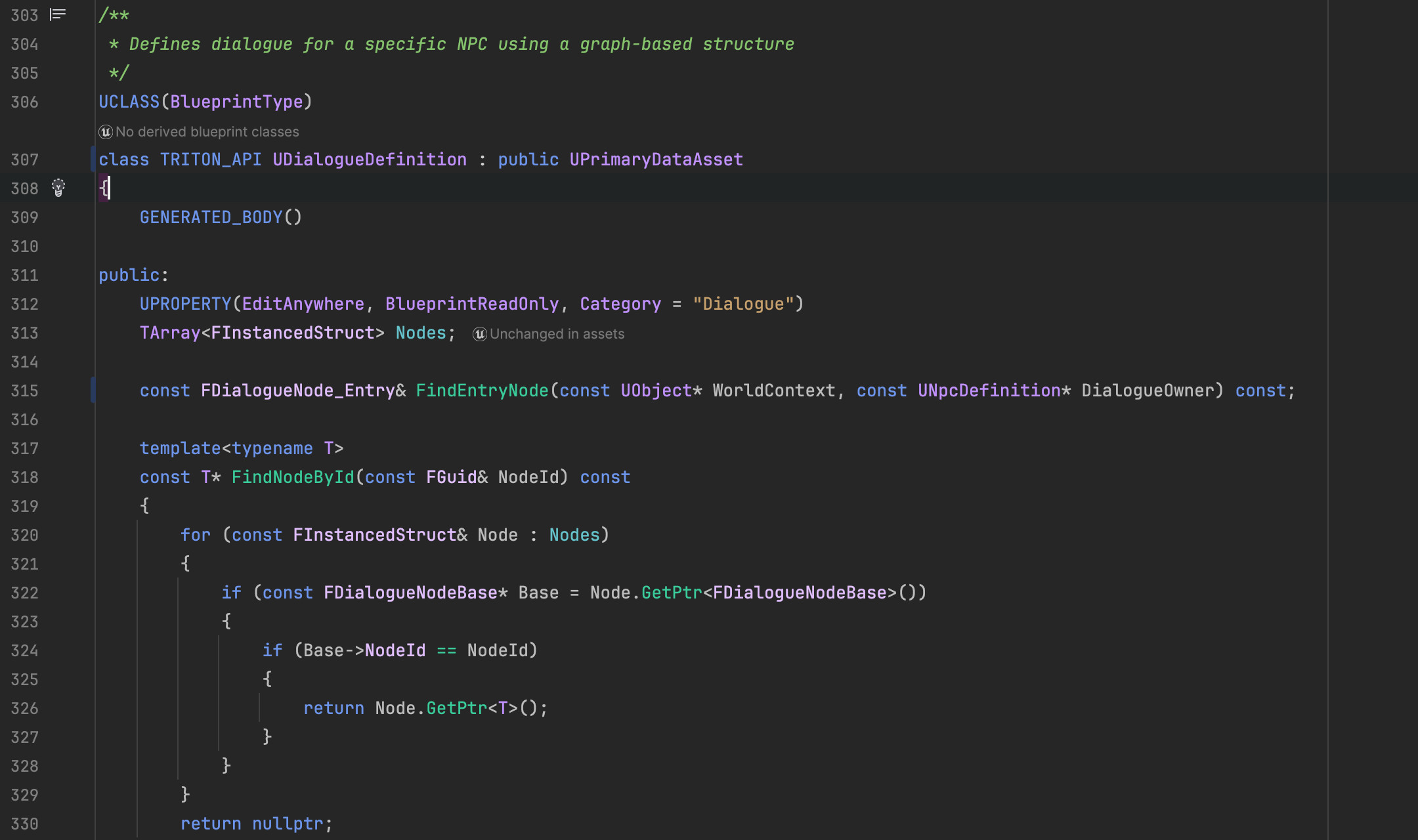The base dialogue definition class.