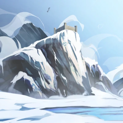 Snowy mountains - Concept art