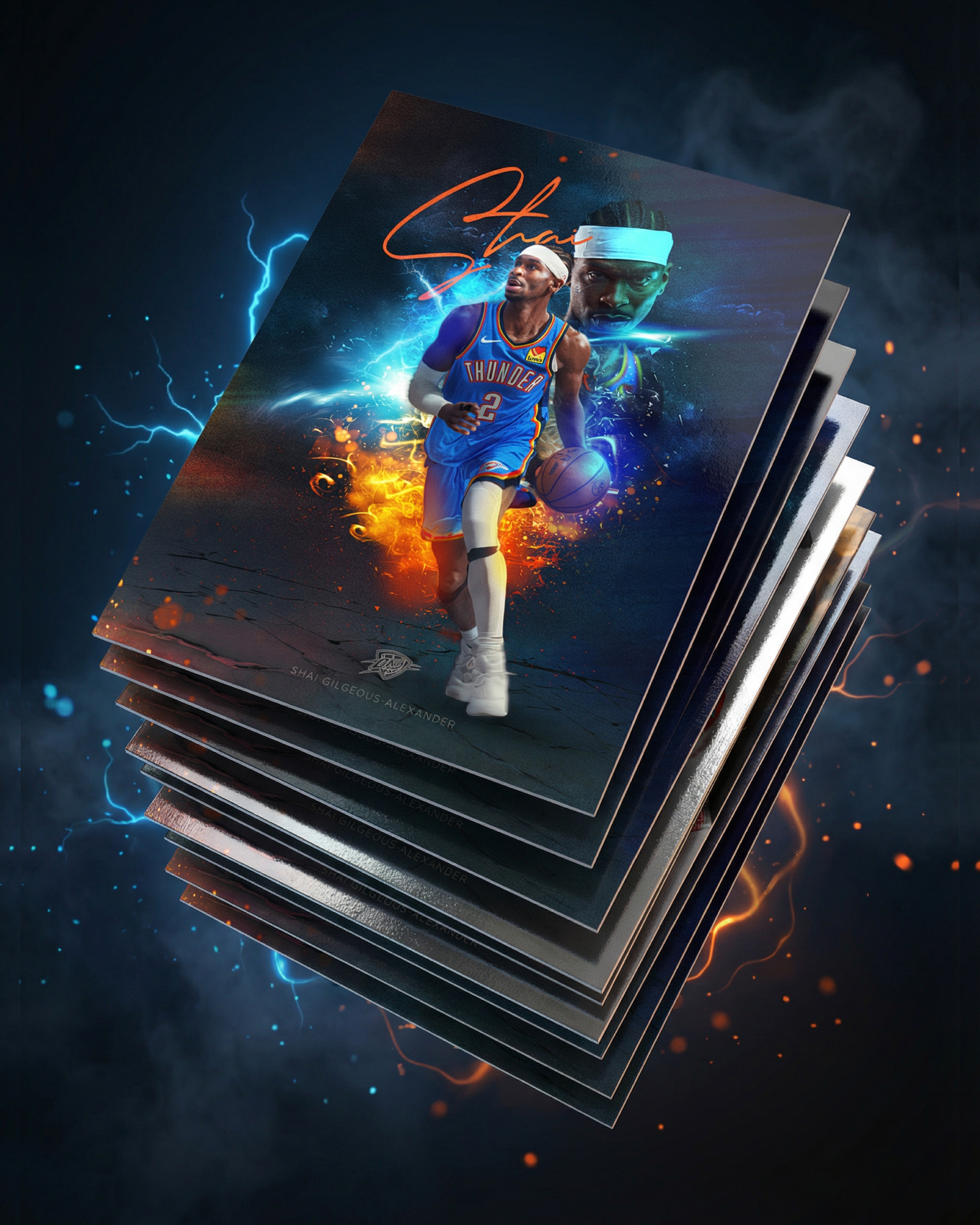 Clean stack presentation focusing on surface texture and edge detail.
A more understated, premium print aesthetic