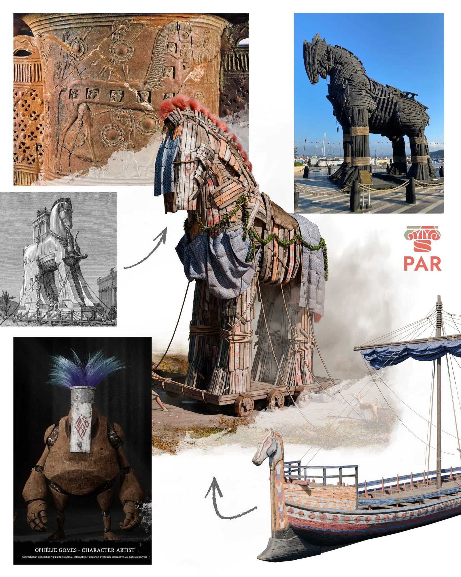 Inspiration for the Troy horse. Special credits to Ophêlie Gomes.