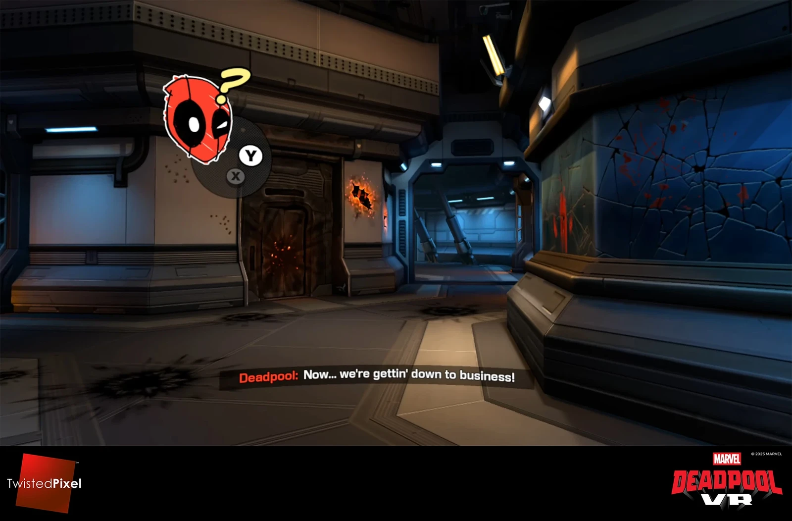 The bloody handprint on the broken glass tells a sad story
