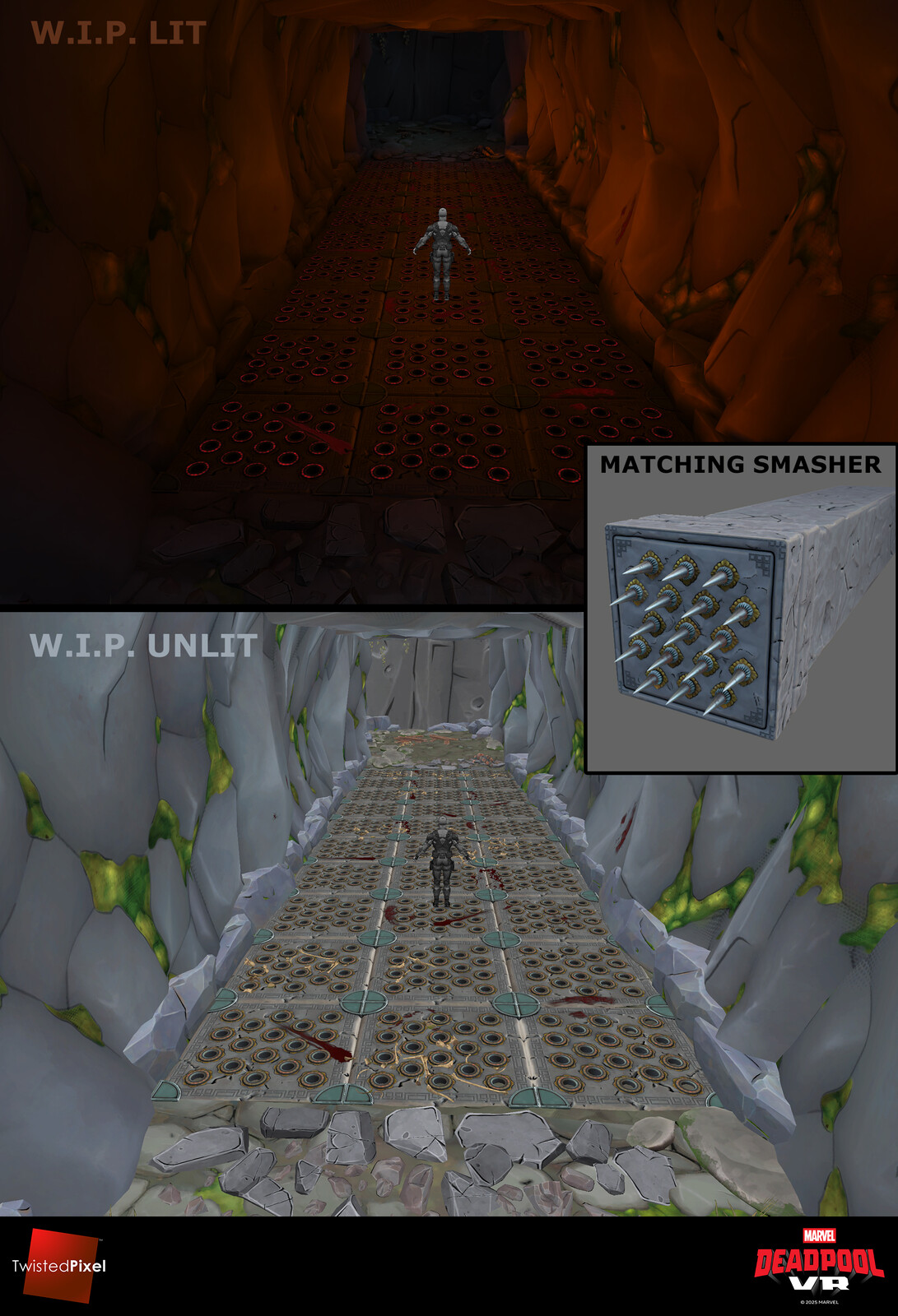 Smash trap alley. I did not make the cave