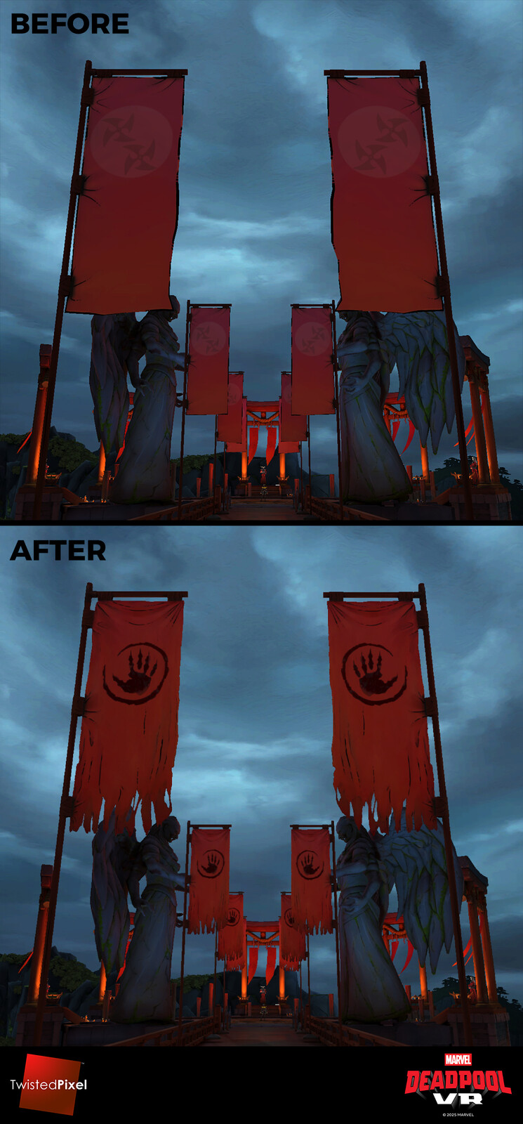 I revised the Hand banner that outsourcers delivered to us
