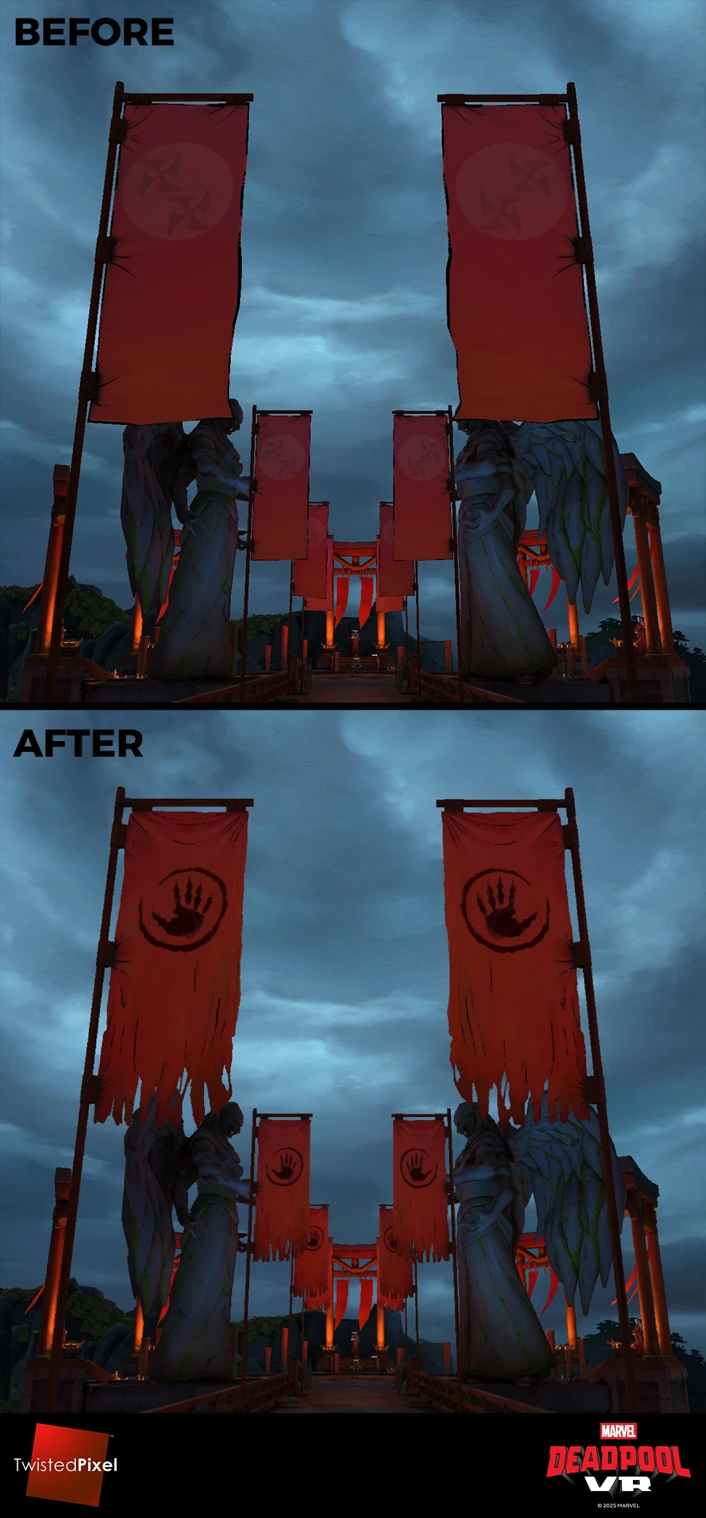 I revised the Hand banner that outsourcers delivered to us
