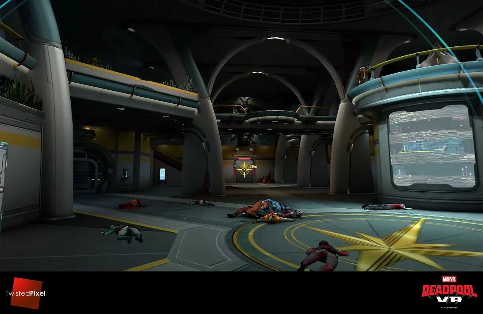 The center of the transit hub, looking left