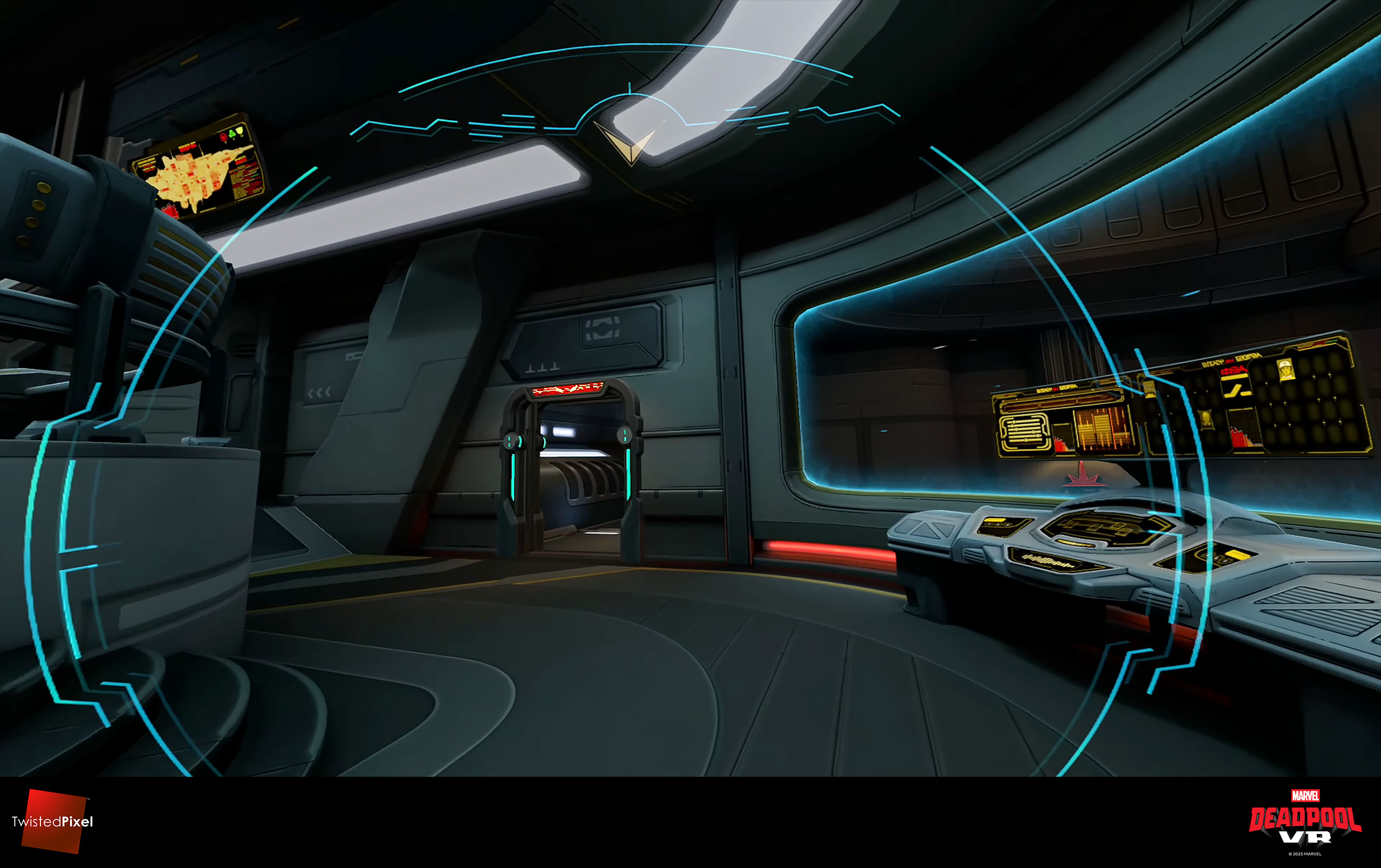 Another view inside the traffic control room. The monitor and console were not mine