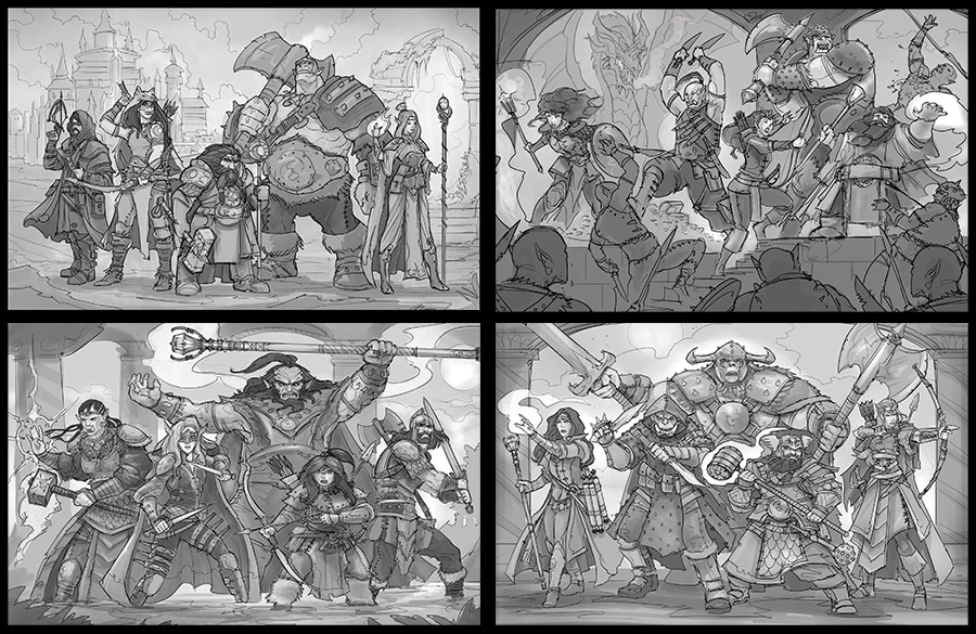 Enter the Dungeon concepts