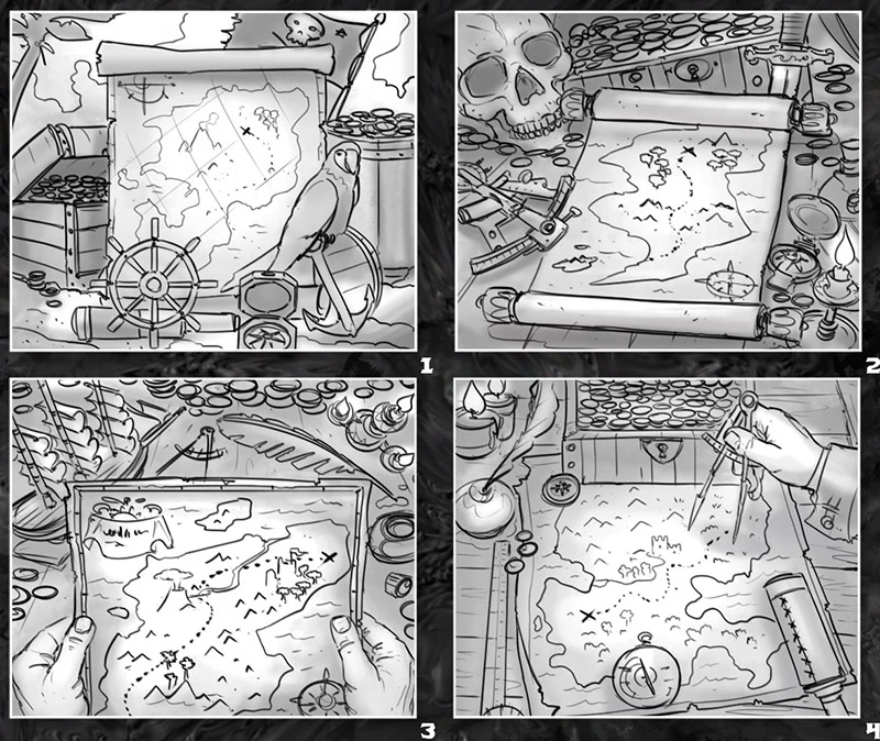 Treasure Map concepts