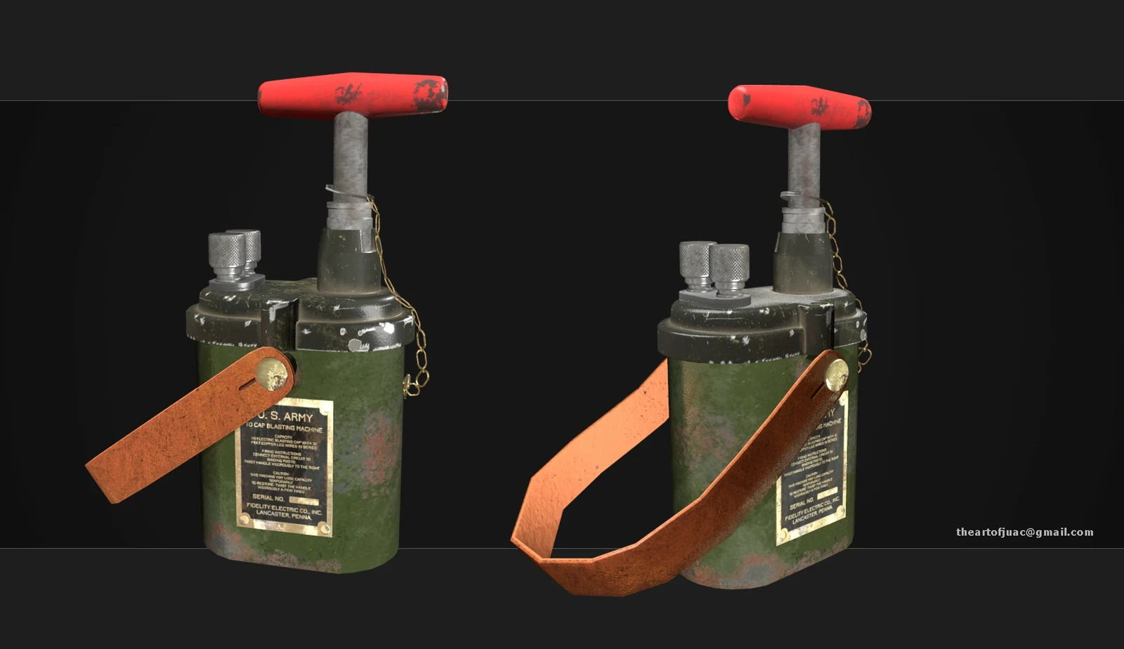 WWII Field Blasting Machine