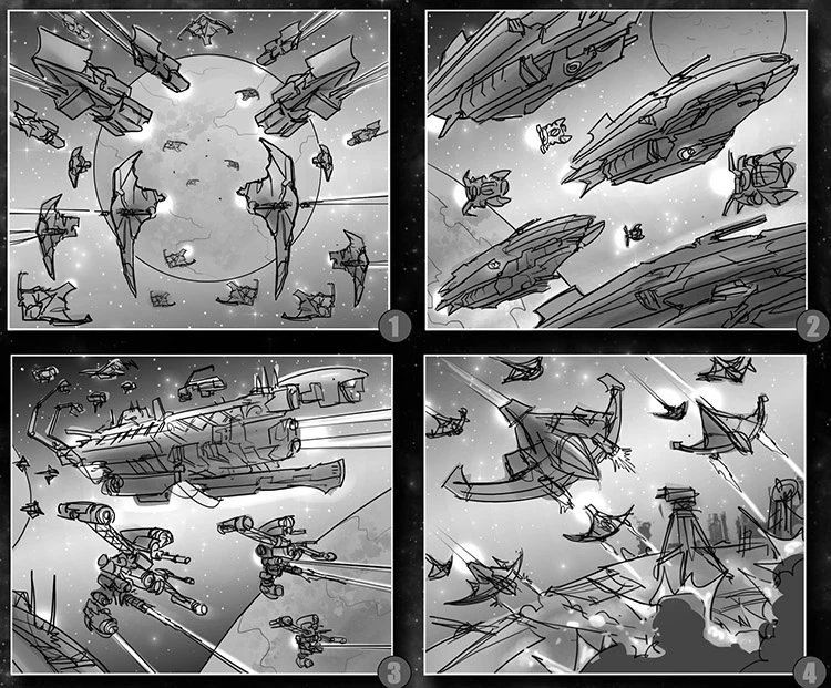 Kingdom Force sketches