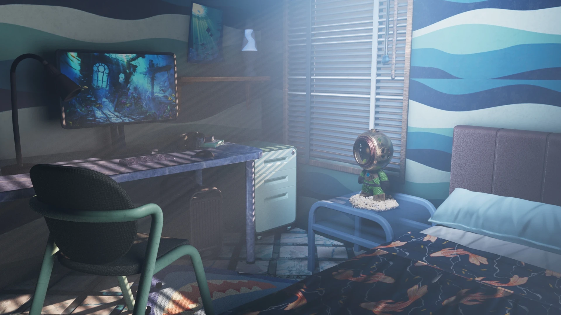 ArtStation - Room Lighting and Texturing