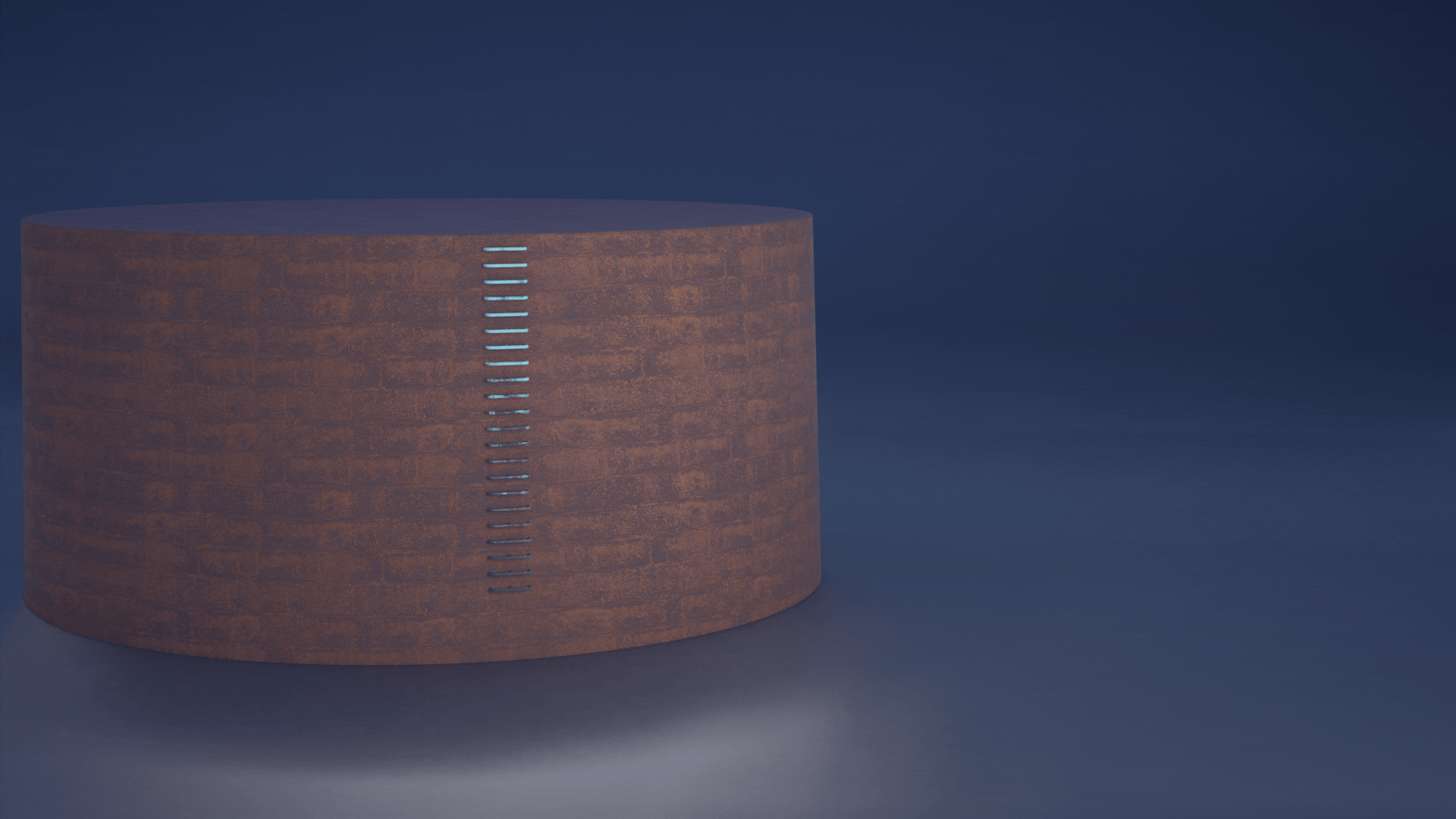 Base textured with RGB masked material layers