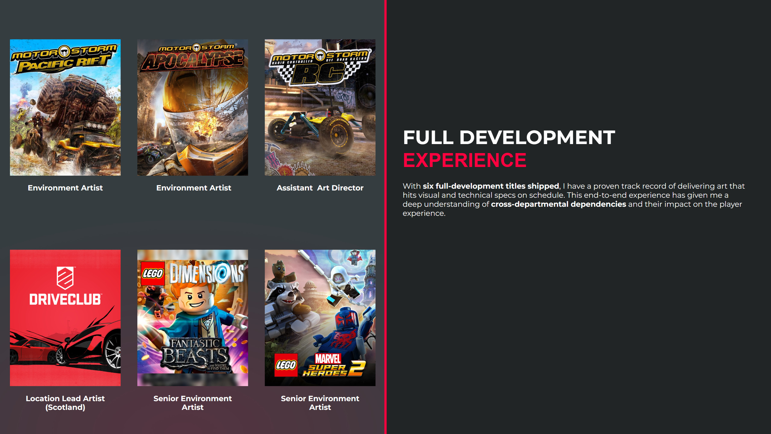 Full Development Experience