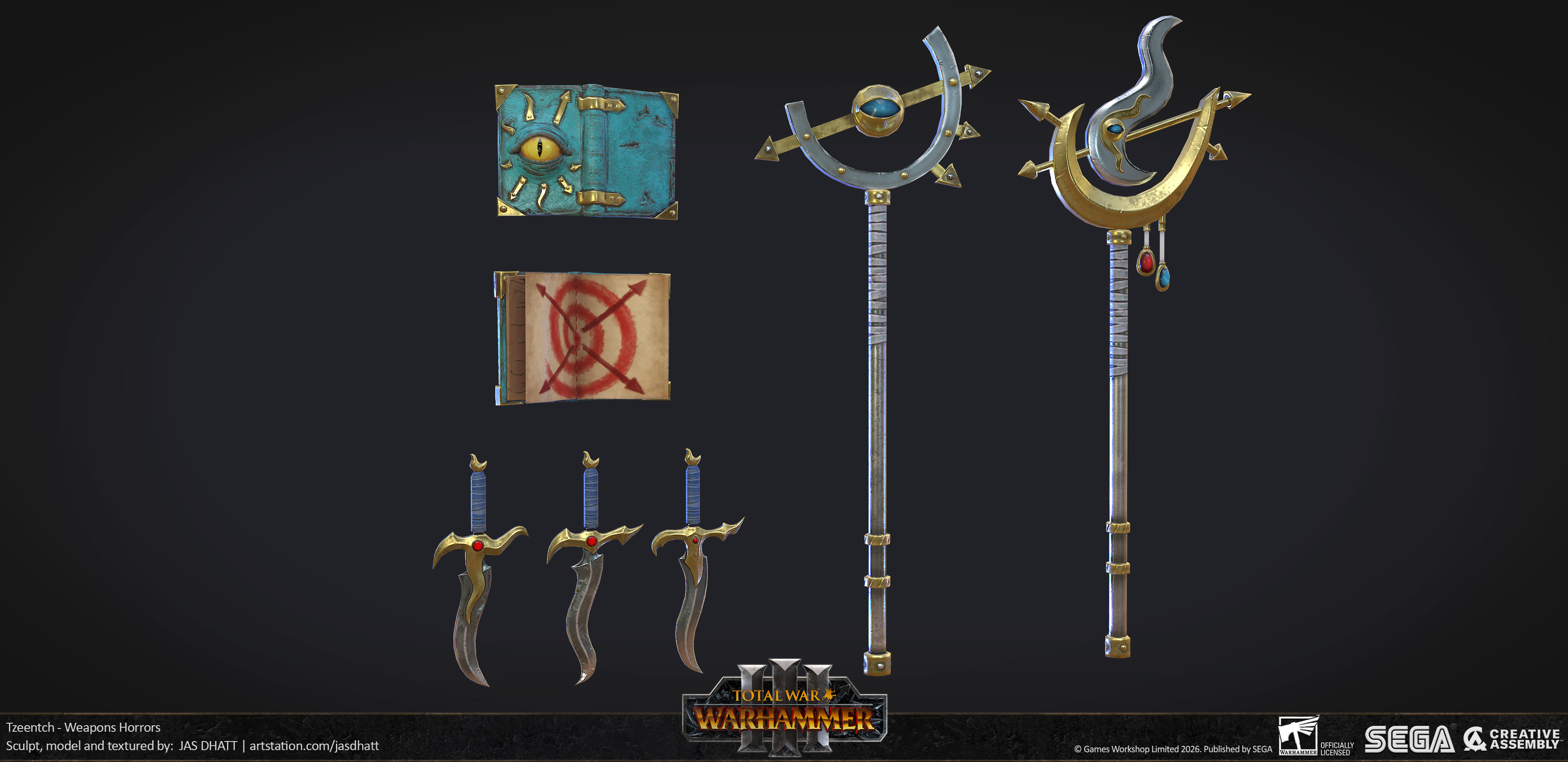 Weapons Low Poly