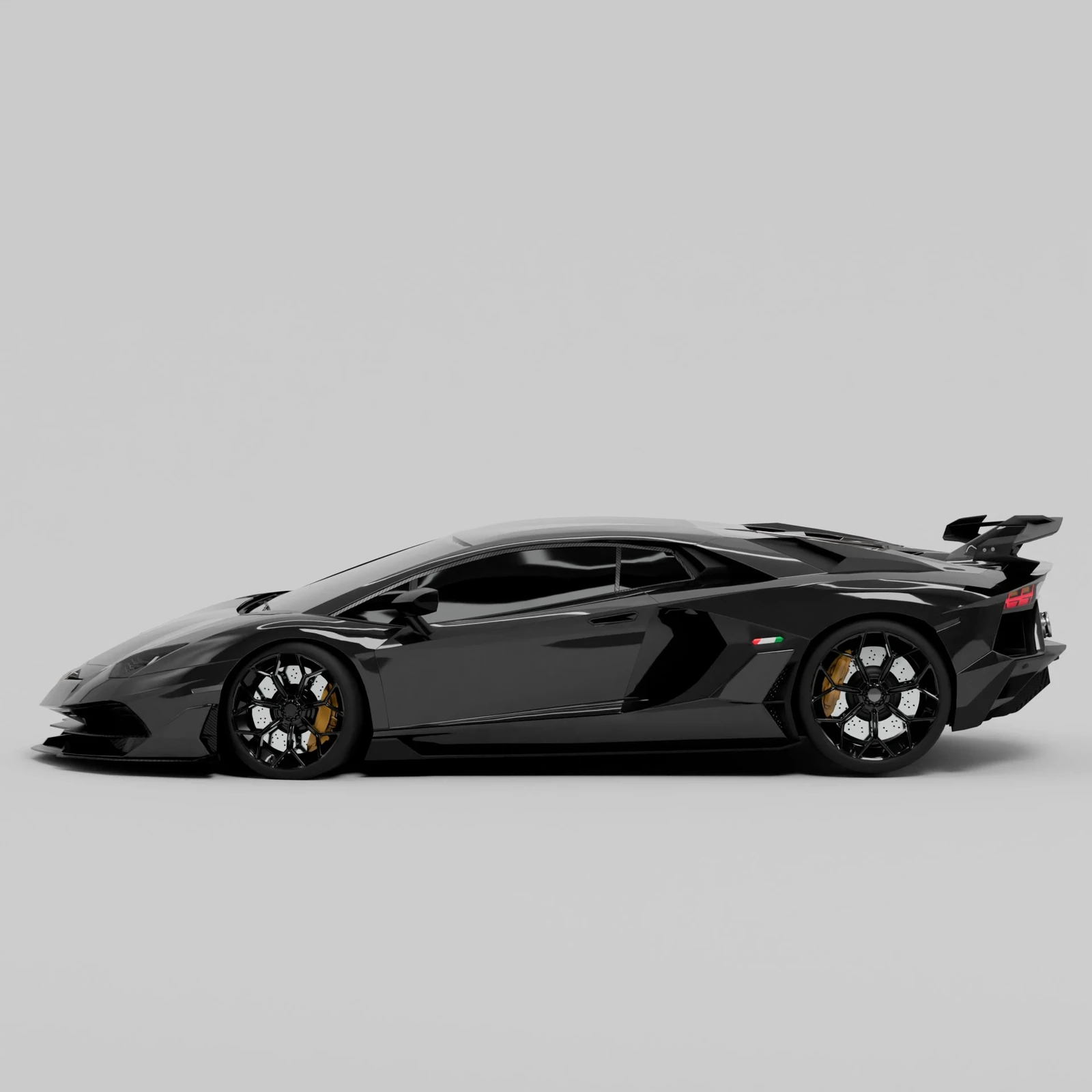 Aventador side angle