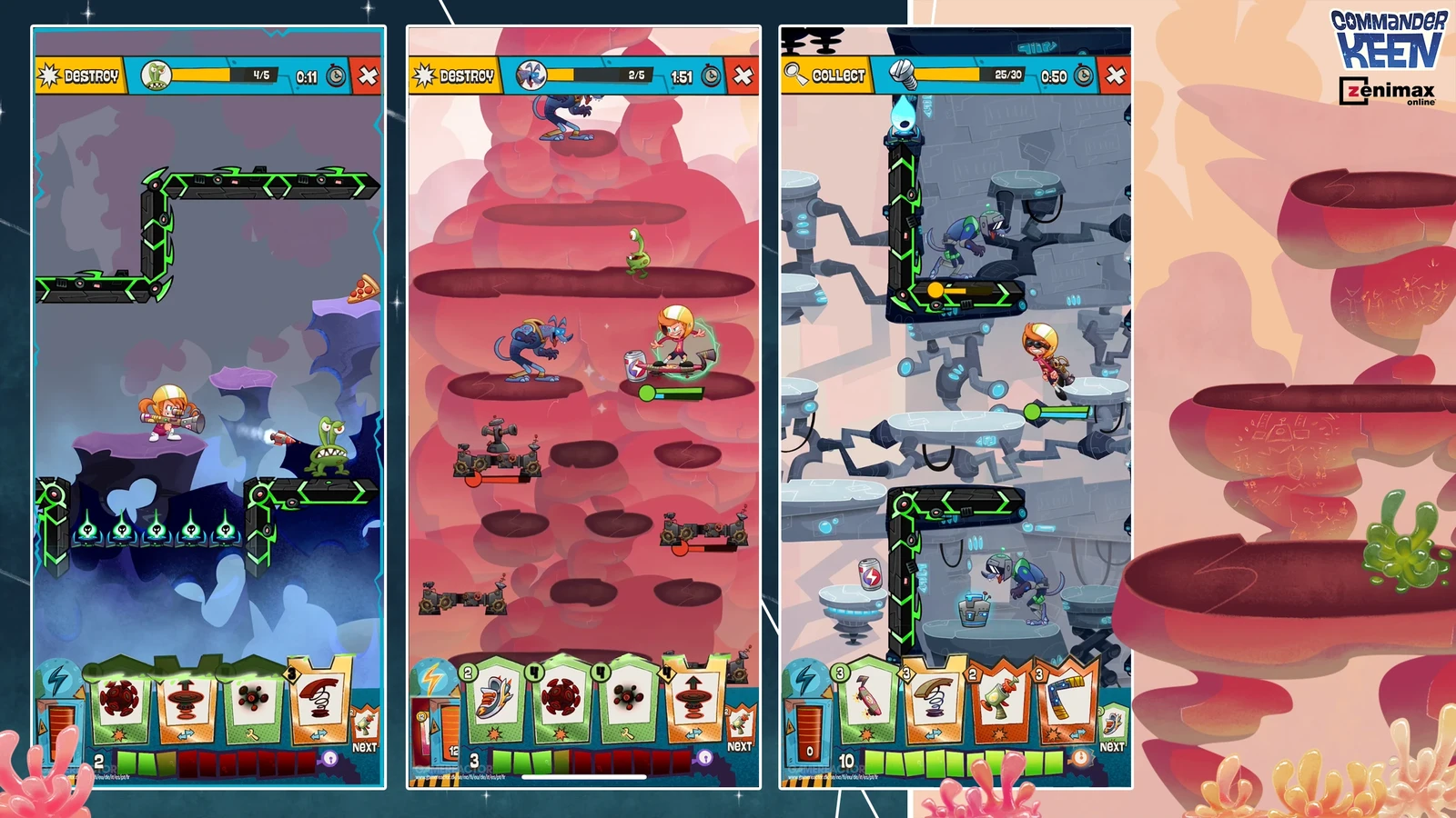 Ingame screens