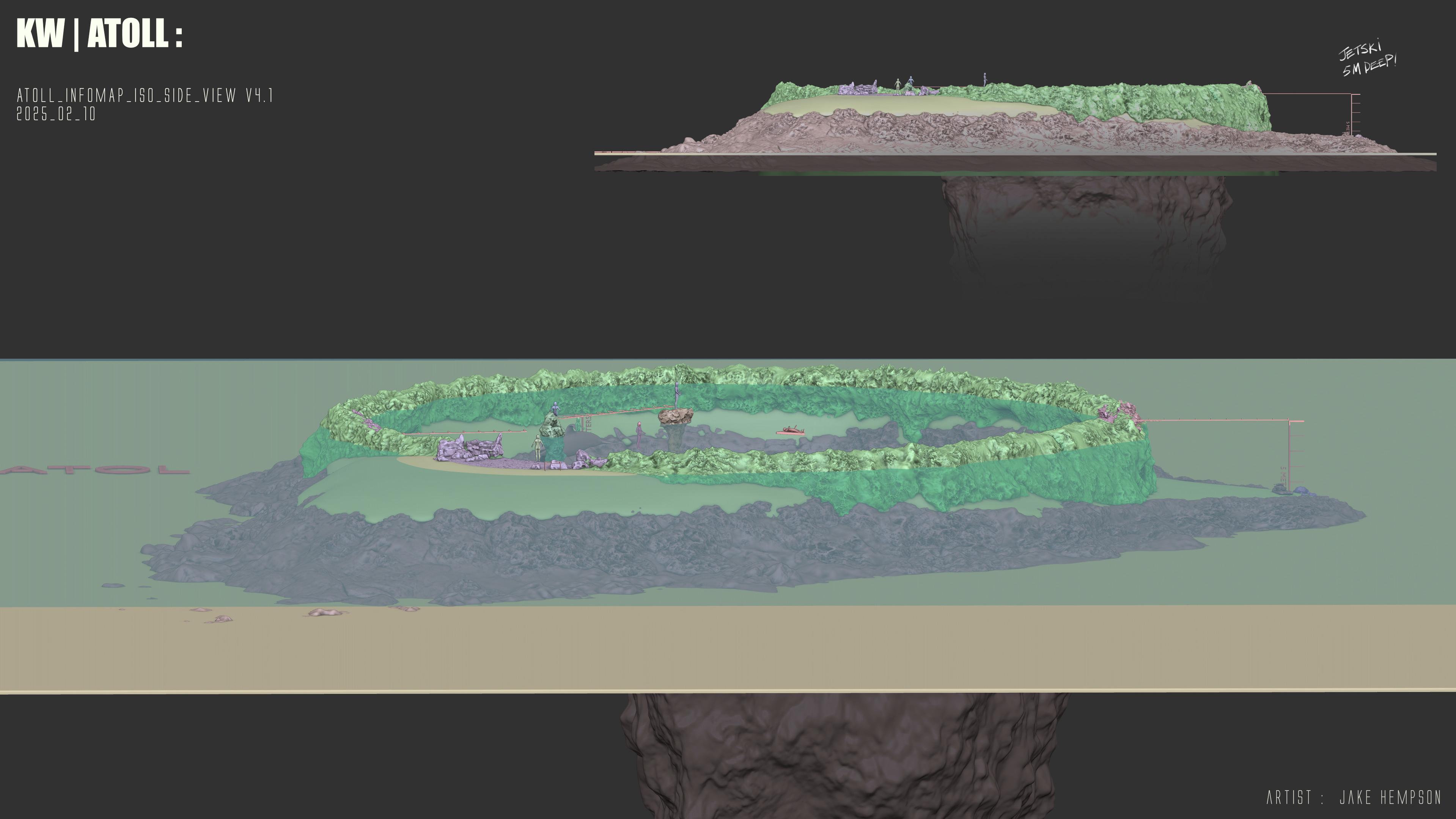 Sideview plan/layout for vfx and scale build.