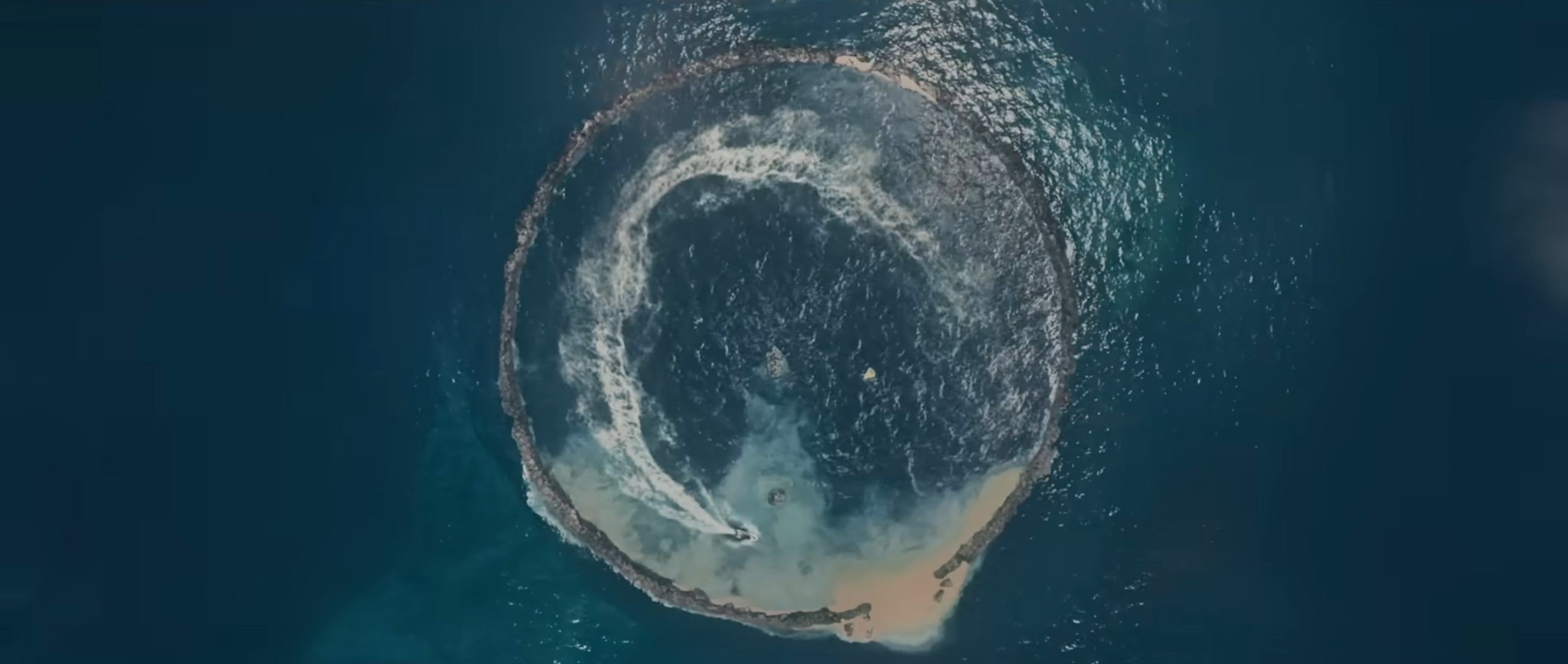 A screen grab of Atoll from trailer - I worked with the Director on design updates to the Atoll.