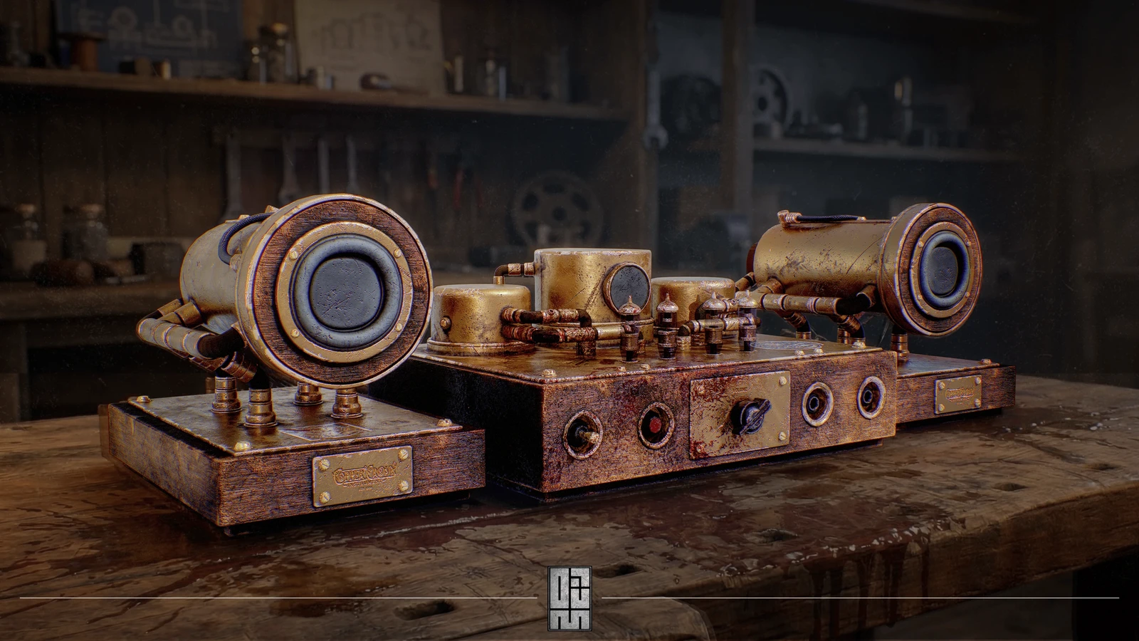SteamPunk Amp &amp; Speaker