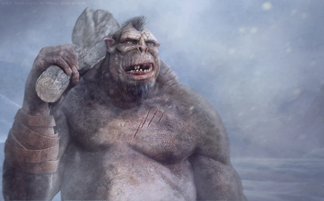 Orc Mfane - ice environment.