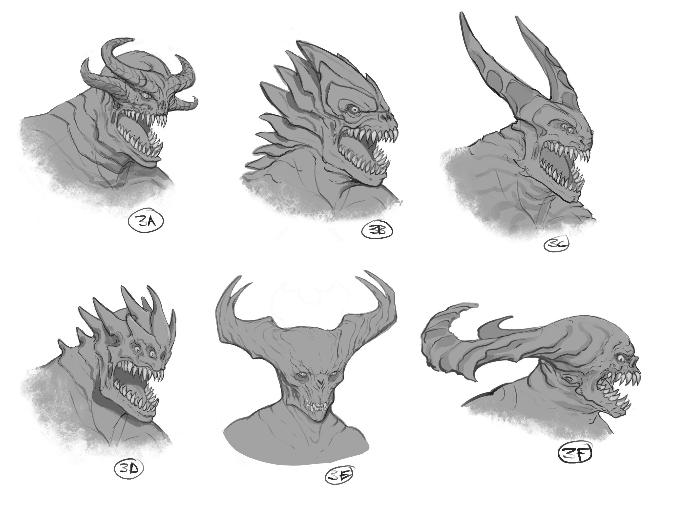 Initial demon explorations - a  bit derivative at tis early stage.