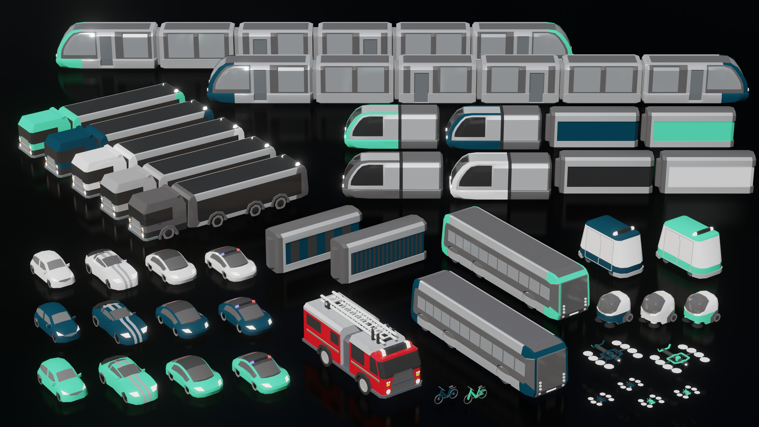 As part of SA Transport's goal was to highlight how their changed would impact the different regions and so to showcase this more clearly in the VR experience we made the use the campaigns brand colors on vehicles, and other transportation upgrades