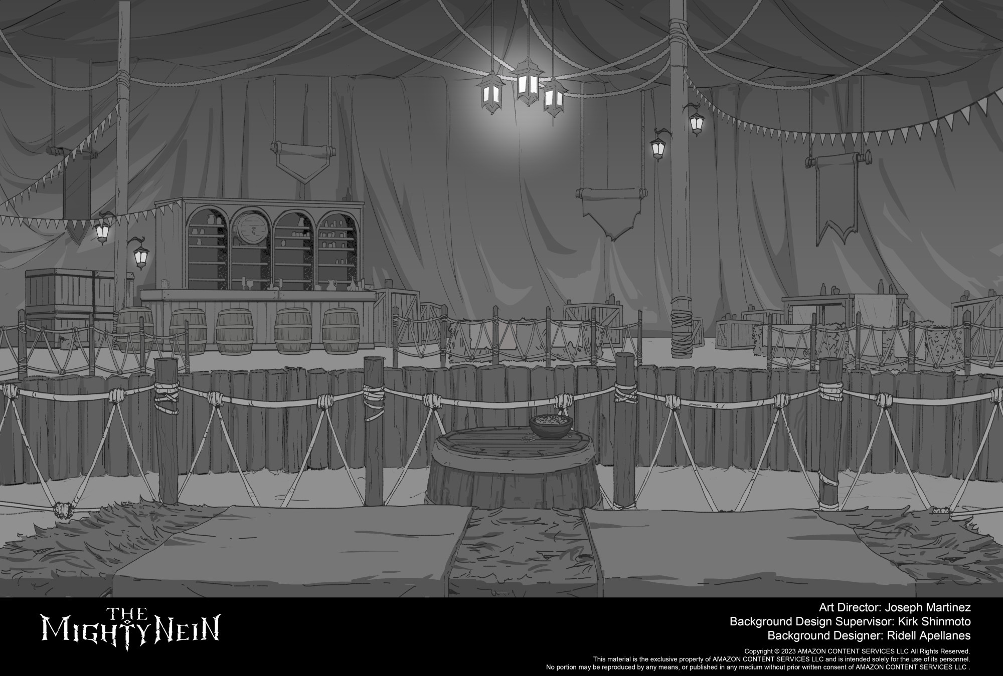 Interior Tavern Tent