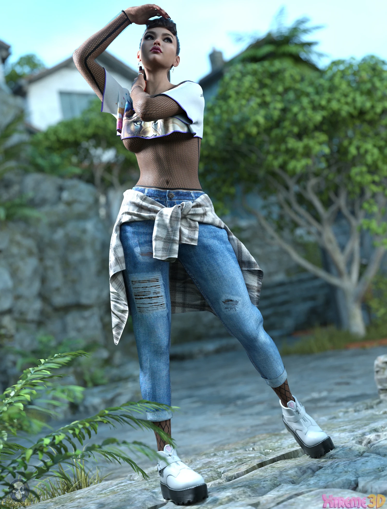 DForce Off Shoulder Crop Tee for G9 by Kaleya3d
Art by Crender
Store Renderosity