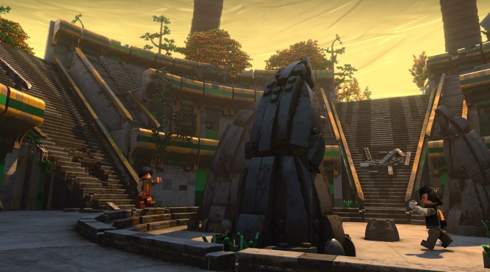 Responsible for:
-amphitheater asset
-center pillar assets
-setdressing of pillars,trees and plants