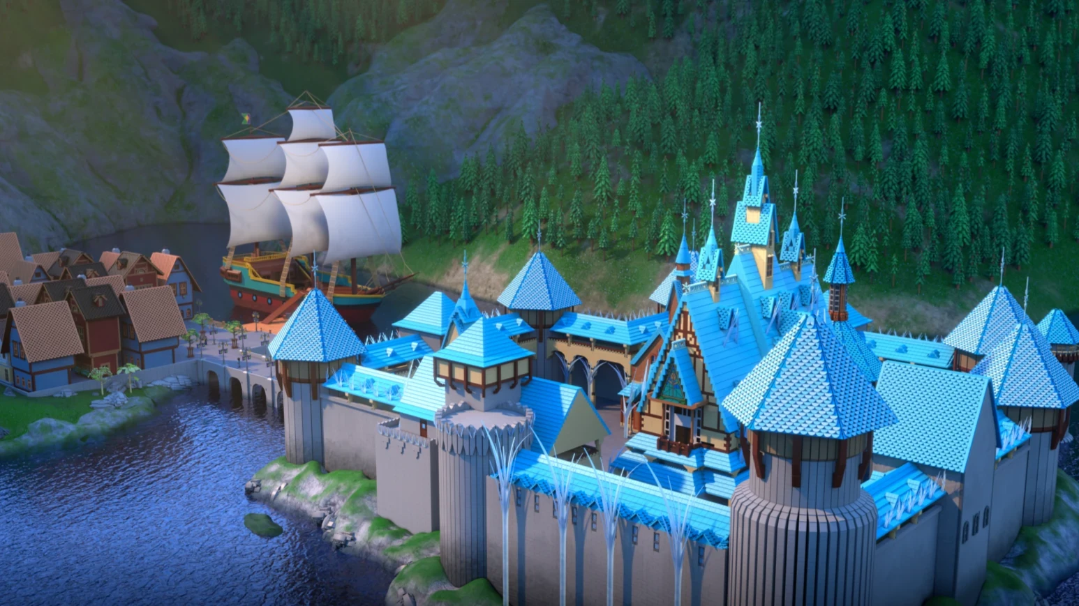 Responsible for:
-Arendelle Castle asset
-Various Building and Prop assets within the castle walls