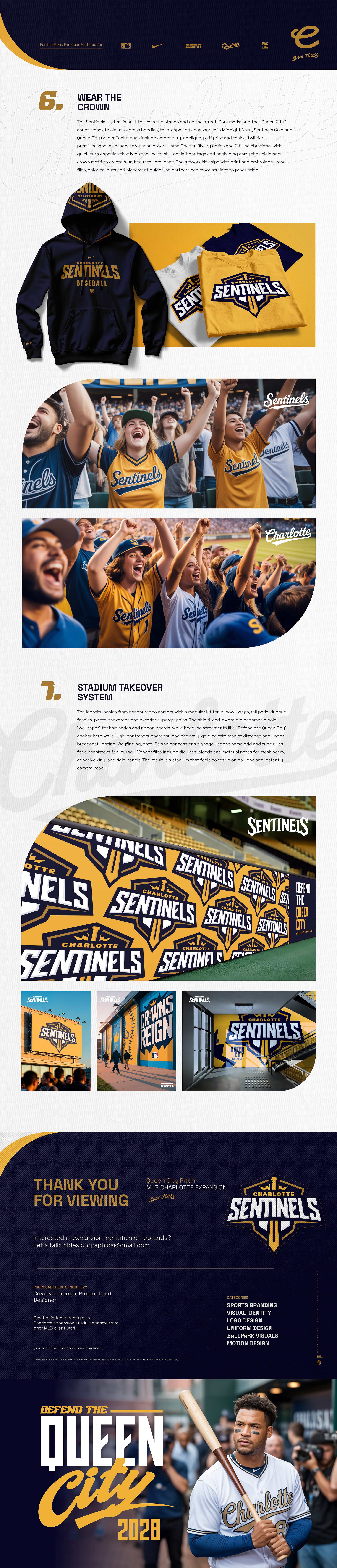 MLB: Charlotte Sentinels - Official Brand Proposal Part 3