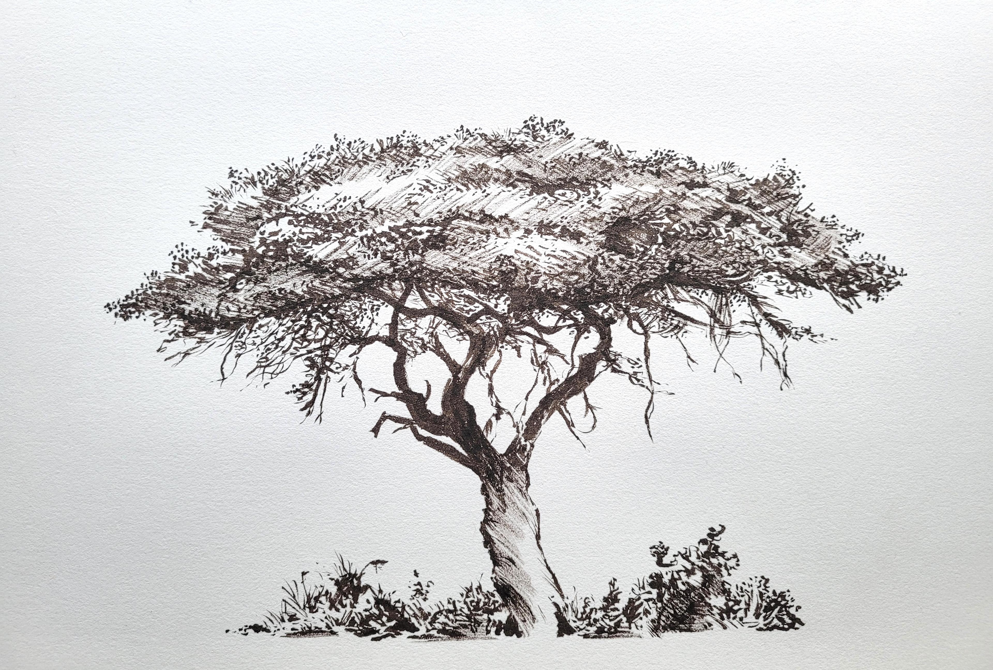 Made with a Pentel Brush Pen