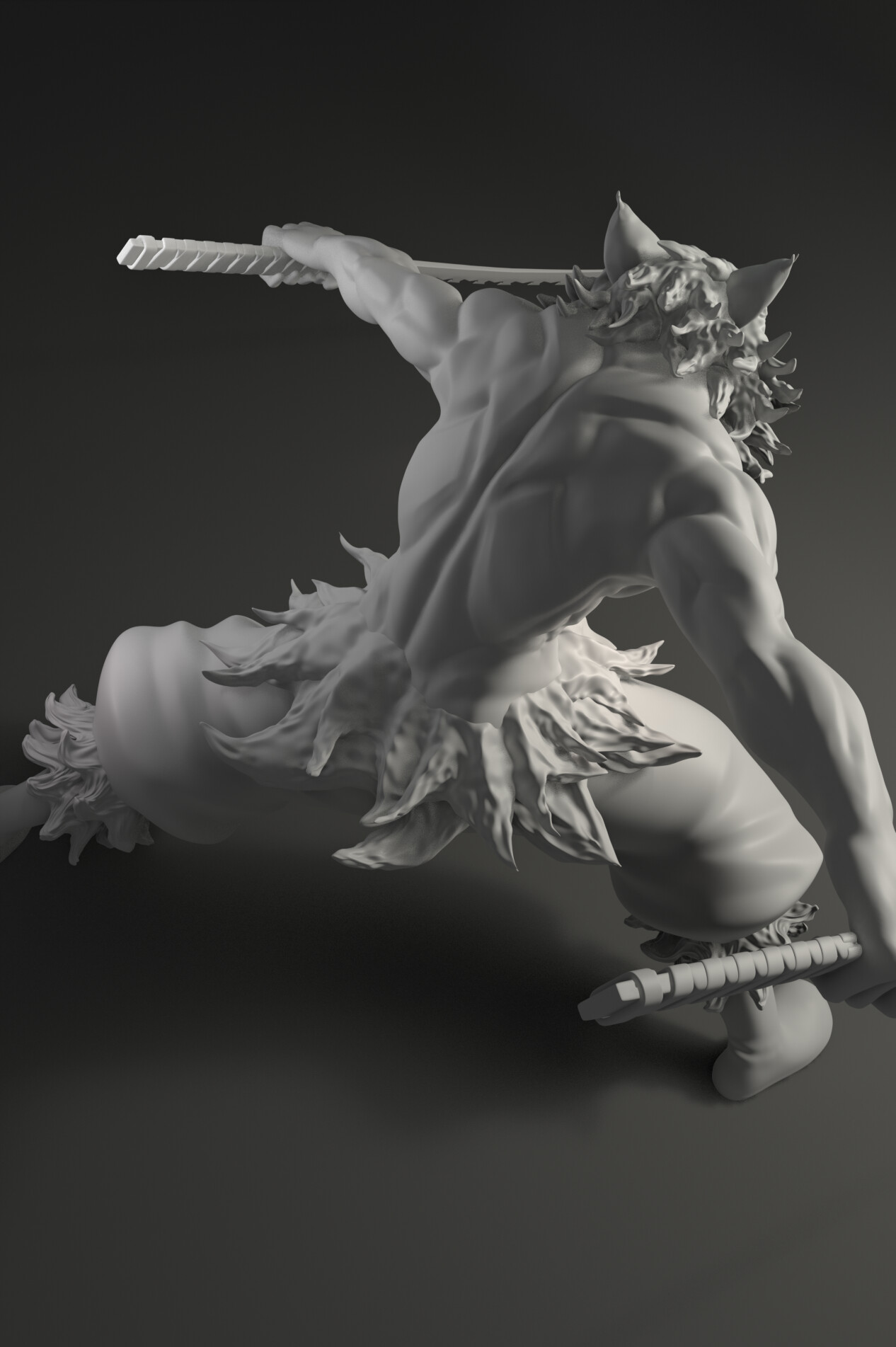 ArtStation - 嘴平伊之助