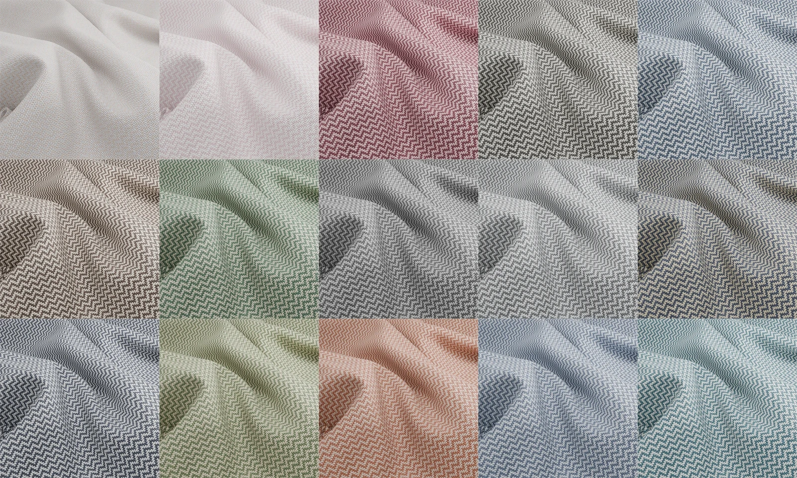 All 15 pcs Fabric Material