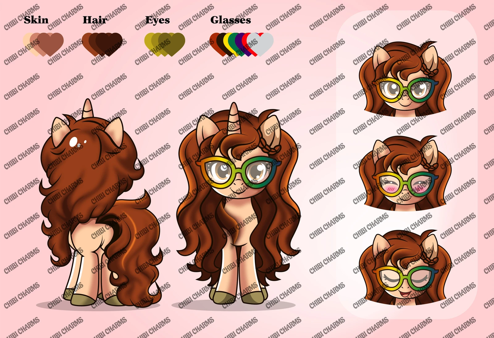 Stylized Chibi Character Turnaround